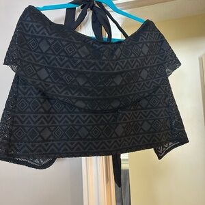 Nursing tankini - black - worn 1x